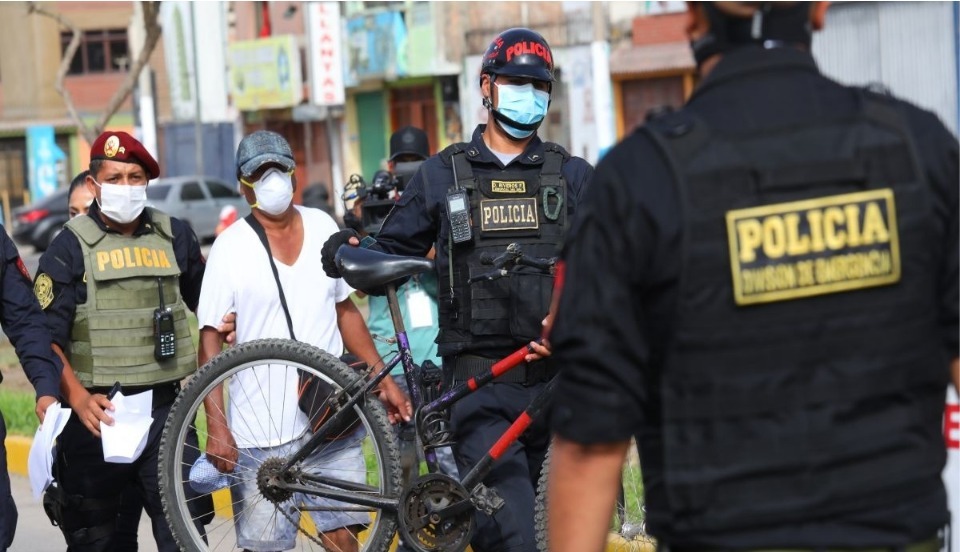 Cuarentena por COVID-19: Más de 166 mil personas han sido intervenidas por la Policía 