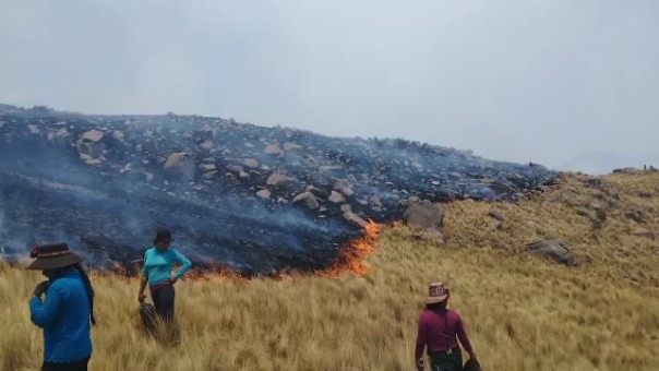 Cusco: Hombre de 64 años muere tras incendio forestales 
