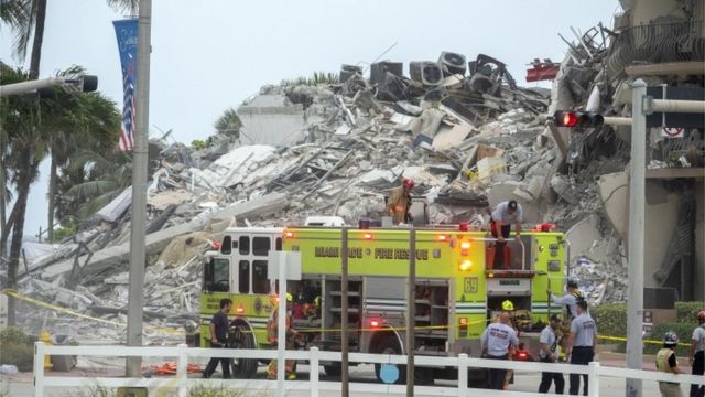Estados Unidos: Número de fallecidos por colapso de edificio en Miami aumenta a nueve