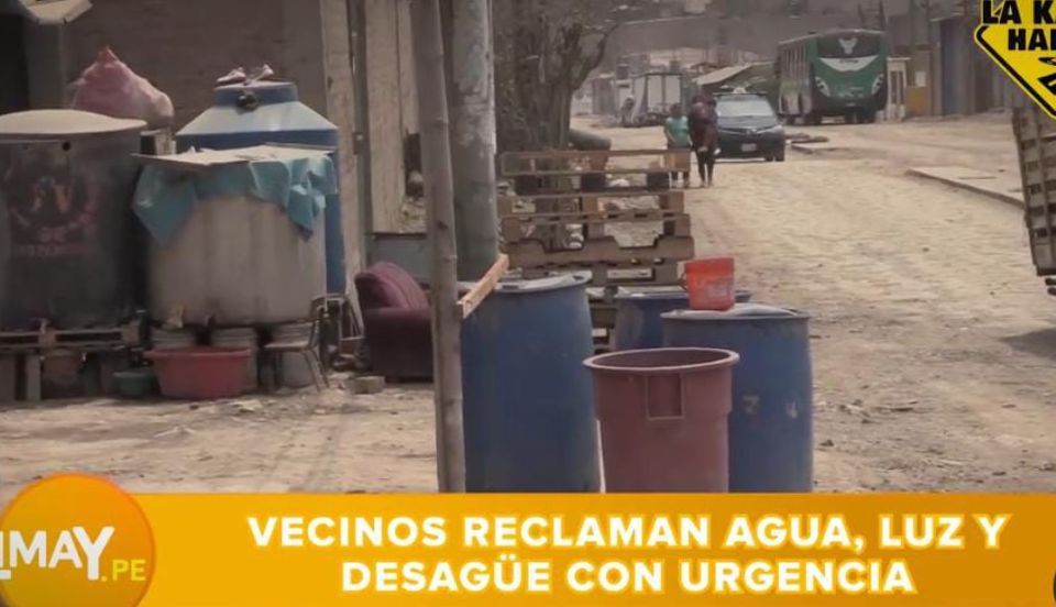 Carabayllo: Vecinos reclaman agua