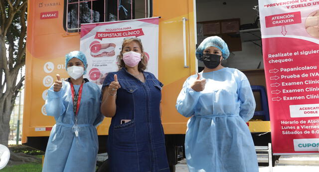San Isidro: Inician campaña de despistaje de cáncer de mama y cuello uterino