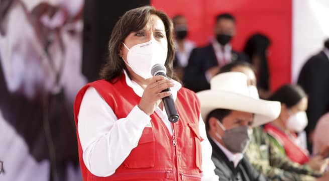 Dina Boluarte asegura no verse como presidenta del Perú