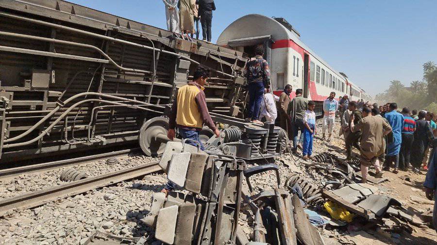 Egipto: Choque de dos trenes en el sur del país deja  32 muertos y 66 heridos