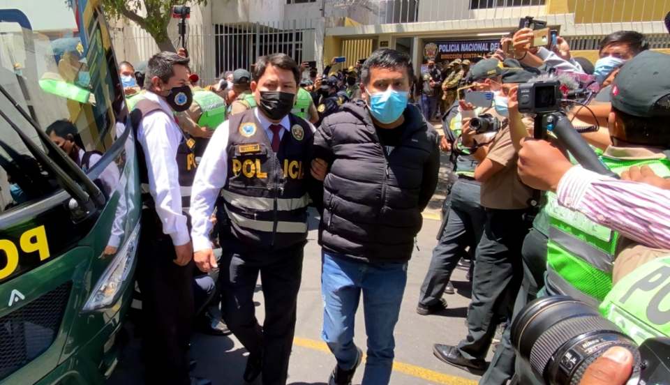 Arequipa: Piden 36 meses de prisión preventiva contra Elmer Cáceres Llica