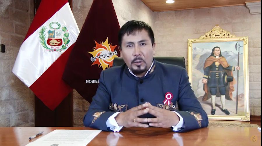 Gobernador de Arequipa exige al Gobierno otorgar permiso para que gobiernos regionales compren vacunas