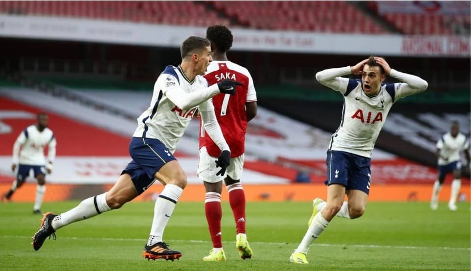VIDEO: Erick Lamela marcó de rabona el mejor gol del fin de semana en la caída del Tottenham 2-1 ante Arsenal