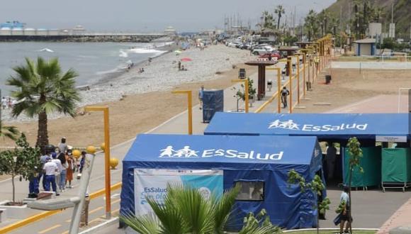 COVID-19: Reportan más de 10 casos en playas de Lima y Callao