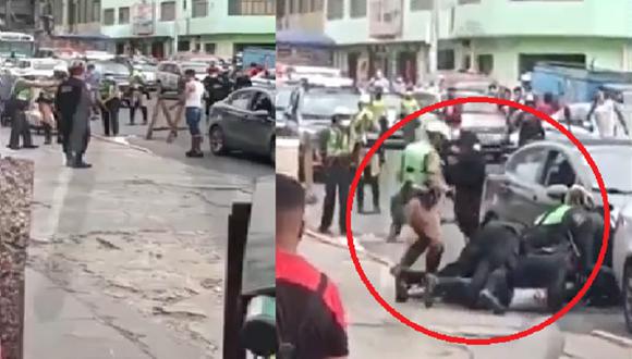 La Victoria: Mujer policía fue baleada por un extranjero