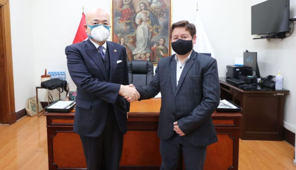 Guido Bellido se reunió con embajador de Japón