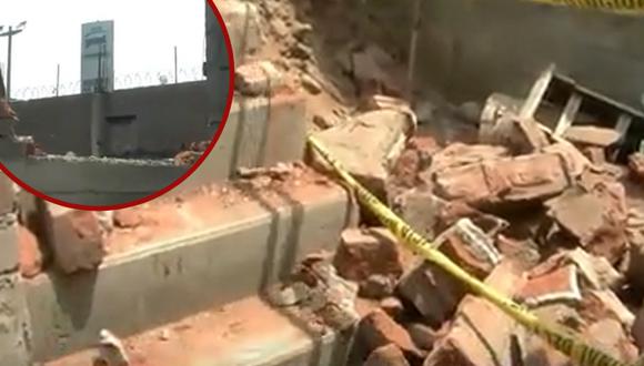 Menor de 6 años murió tras ser aplastado por pared de ladrillos en Huachipa