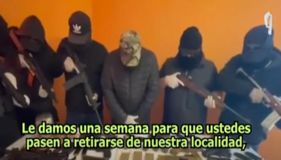 Sujetos armados amenazan a delincuentes extranjeros para que abandonen Huaral