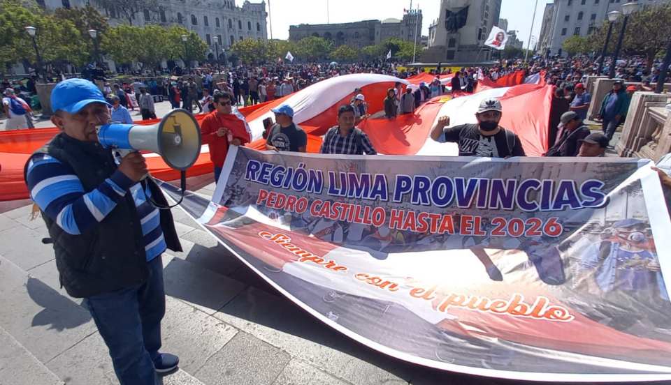 [FOTOS] ‘Toma de Lima’: Así se van concentrando los manifestantes  