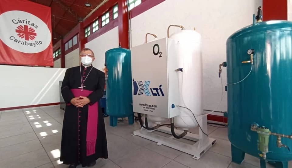 Independencia: Diócesis inauguró planta de oxígeno medicinal