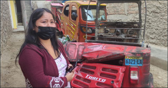 Venezolanos incendiaron mototaxi porque dueña no les quiso alquilar