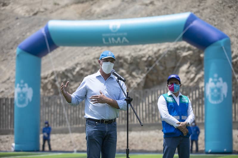 Manchay: Municipalidad de Lima entrega campo sintético y pista atlética en centro deportivo 