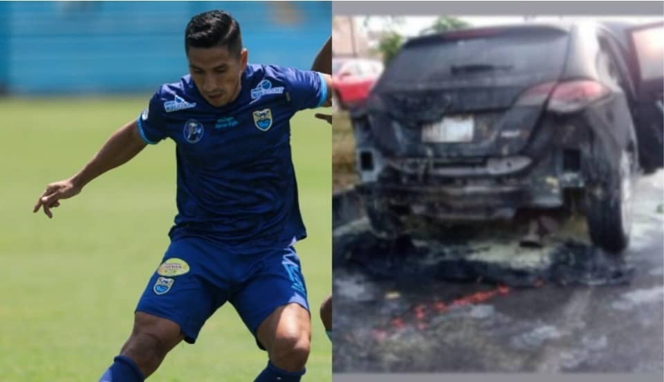 Exige justicia: Futbolista Josimar Vargas denuncia que quemaron su camioneta sin motivo alguno 