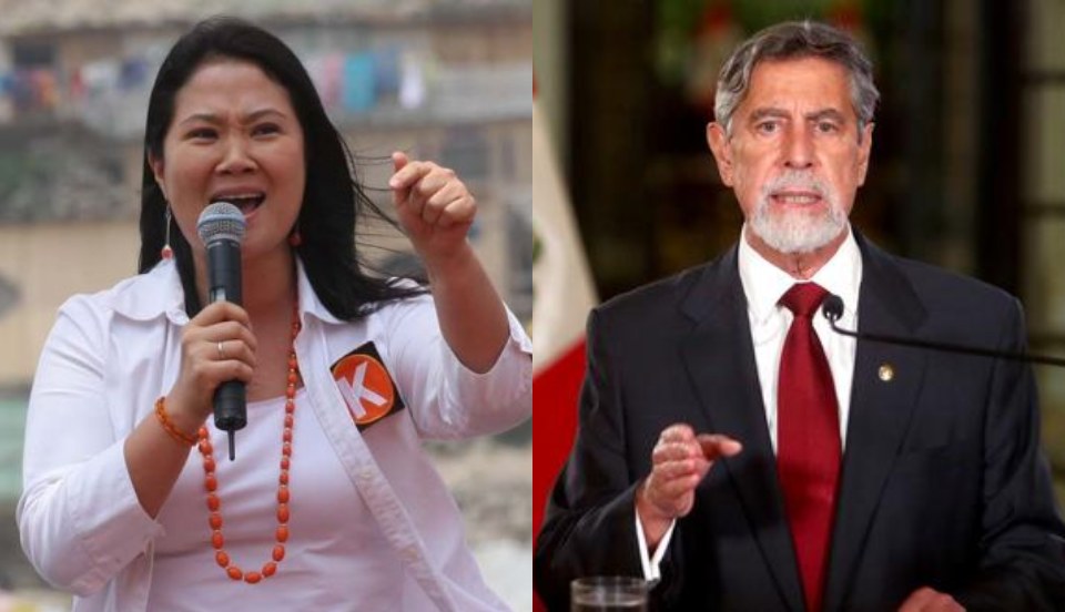 Keiko Fujimori critica a Francisco Sagasti: "Ha preferido dejar a todos los peruanos en la incertidumbre electoral"
