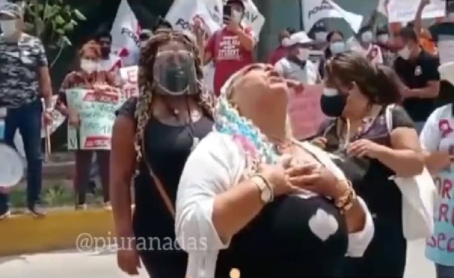 Lucía de la Cruz a George Forsyth: "Pido la vacuna o sino vacúname tú" [VIDEO]