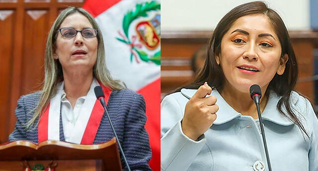 María del Carmen Alva y Kelly Portalatino discuten en plena votación del TC 