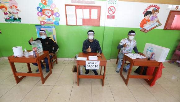 ONPE reduce aforo en locales de votación para prevenir contagios de COVID-19