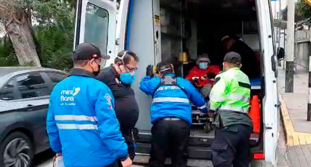 Miraflores: Conductor intenta darse a la fuga tras atropellar a repartidor de delivery