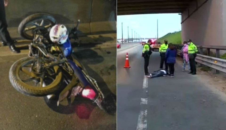 Motociclista muere tras chocar y caer del puente Naranjal 