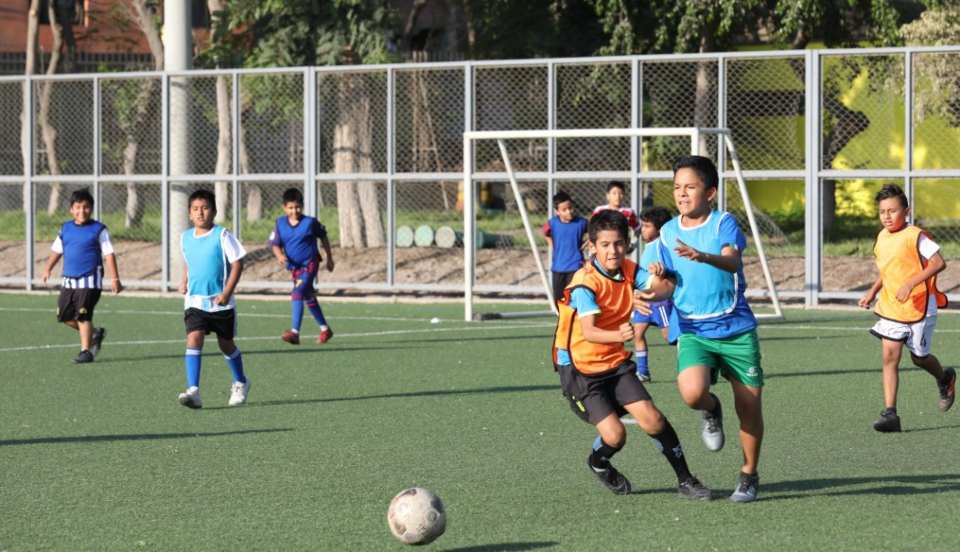 SERPAR organiza mundialito de fútbol para niños