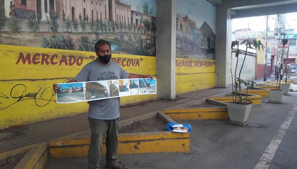 Mercado Central: Murales se han convertido en urinario público