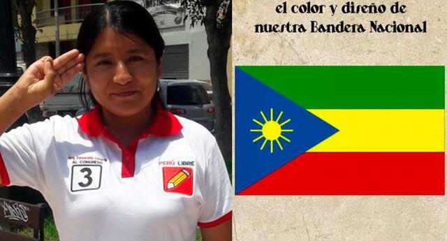 Congresista Limachi se disculpa por propuesta de modificar la bandera peruana