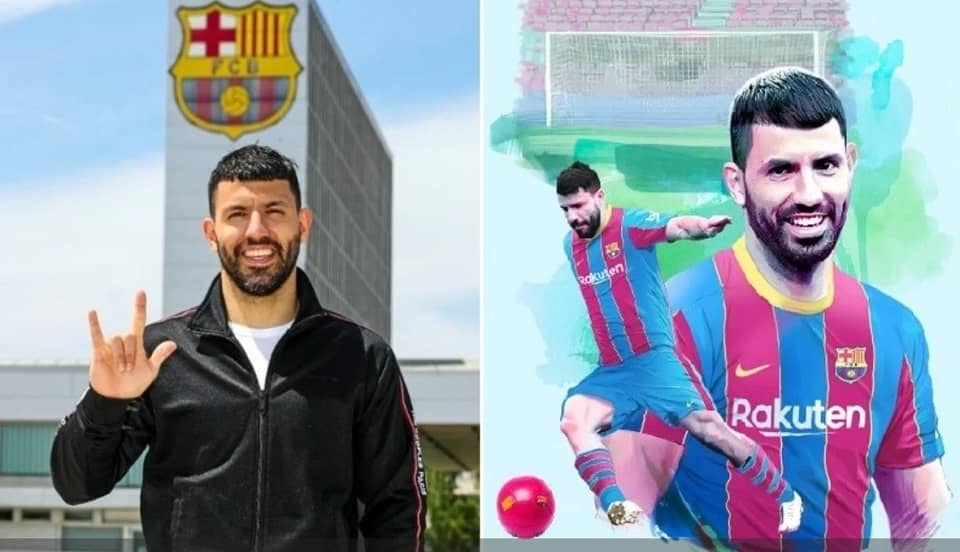 ¡Es oficial! Sergio Agüero es el nuevo 'jale' del FC Barcelona