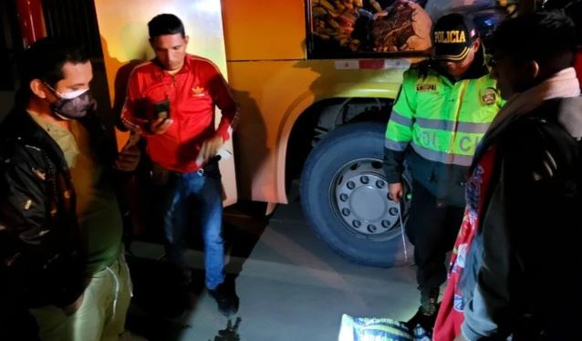 Pareja es detenida por trasladar más de 5 kg de droga en ómnibus interprovincial