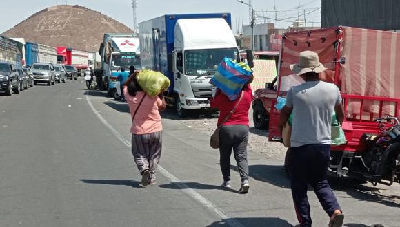Gremios de Transporte Multimodal del Perú realizan marchas pacíficas