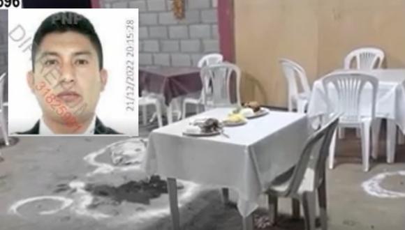 Piura: Policía cenaba en un restaurante cuando fue abatido por sicarios
