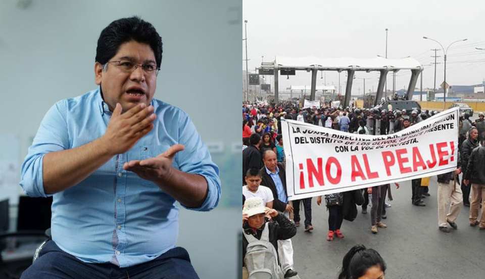 Puente Piedra: Rennán Espinoza pide a RLA no renegociar y eliminar peajes