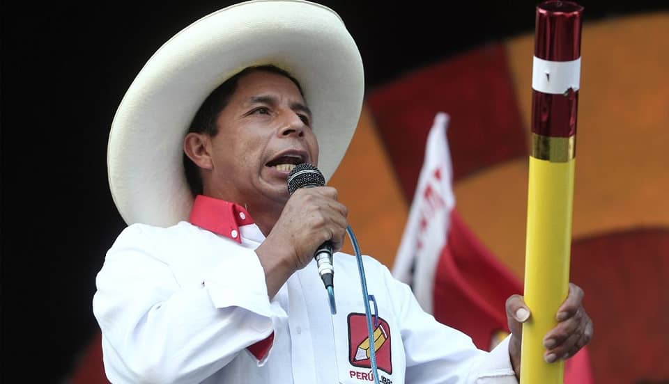 Pedro Castillo: "El Perú será el que saque las conclusiones"