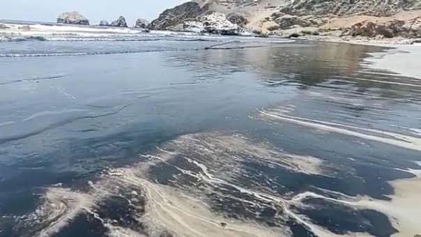 Mar afectado por derrame de Petroleo no es apto para pesca artesanal ni para bañistas
