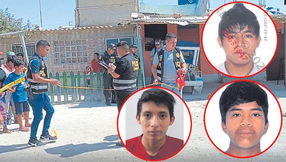Cuatro sicarios asesinan a balazos a tres amigos en Paita