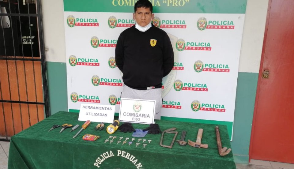San Martín de Porres: Sujeto es arrestado tras intentar robar en una casa