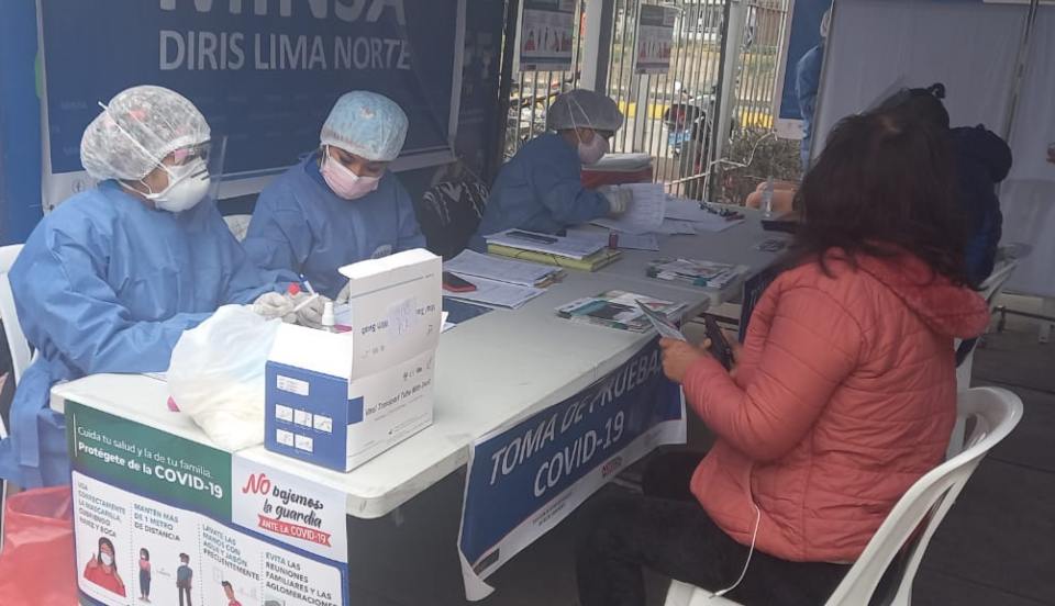 ¡Atención Lima Norte! Personas con síntomas de COVID-19 podrán realizarse pruebas de descarte gratis