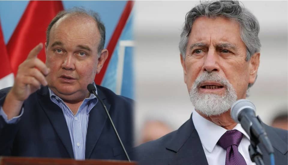Rafael López Aliaga pierde los papeles y llama "baboso" al presidente Francisco Sagasti 