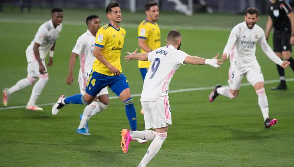 Real Madrid vs Cádiz: ¿Cuánto pagan las casas de apuestas por un gol de Karim Benzema?
