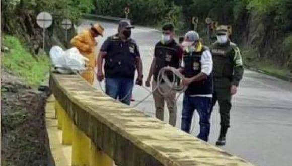 Silvano Cántaro: Así fue el rescate del cuerpo del joven huanuqueño arrojado de puente en Colombia [FOTOS]