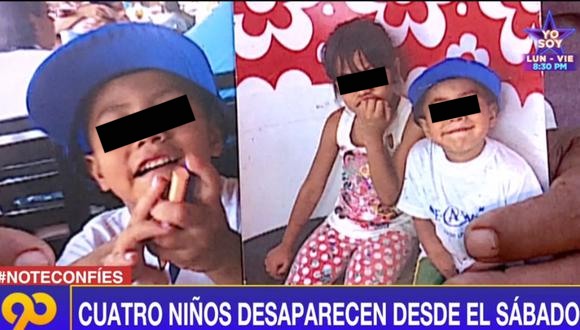 Reportan la desaparición de cuatro menores de edad que jugaban en una calle del Rímac