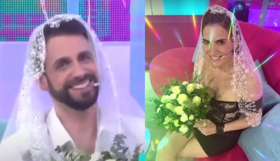 Rodrigo González y Gigi Mitre parodian boda de Ivana Yturbe con Beto Da Silva