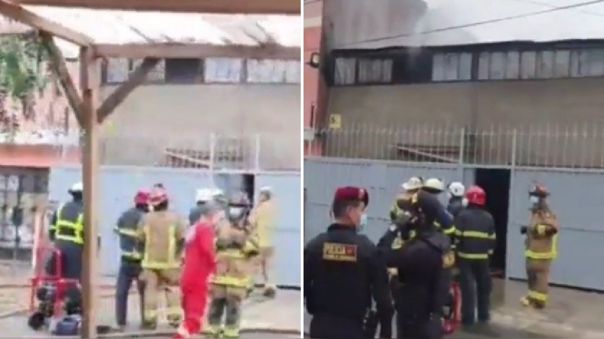 Callao: Fábrica de zapatos fue consumido por incendio de código 3