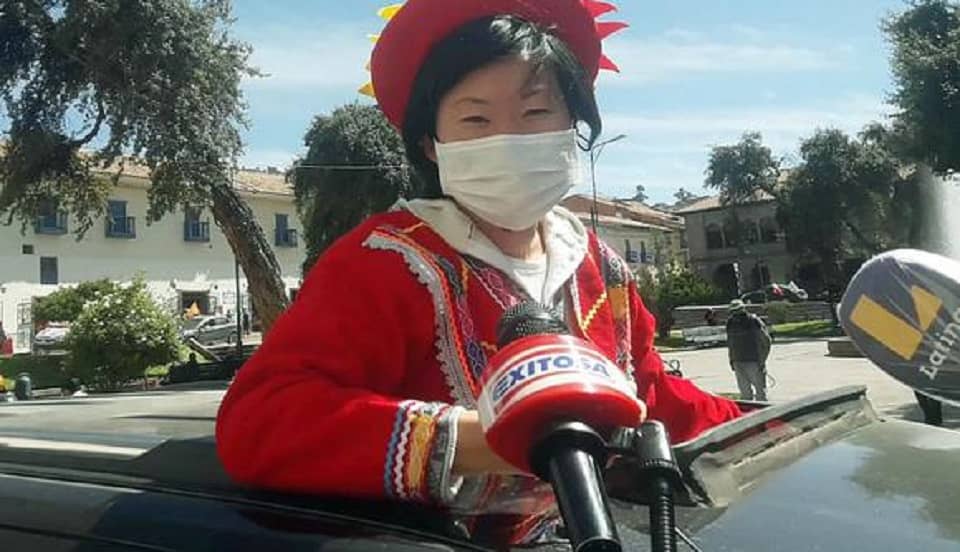Sachi Fujimori realizó campaña en Cusco a favor de candidatura de su hermana Keiko