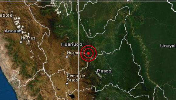 Otro más: Esta tarde se registró un sismo de 4.4 en Huánuco 