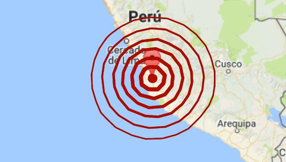 Ica: IGP registra sismo de 4.6 este jueves al mediodía