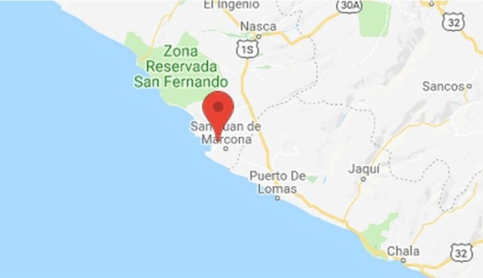 Ica: se reporta temblor de magnitud 4.3 en el distrito de Marcona 