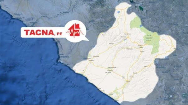 Tacna: Se reporta sismo de magnitud 4.0 esta tarde 
